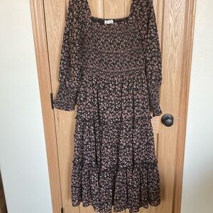 Black Floral Ivy City Co. Dress